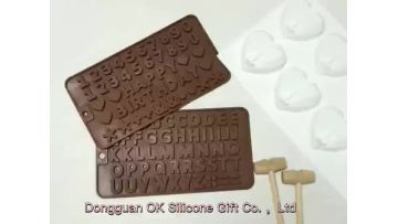 8 heart mold chocolate mold hammers.mp4