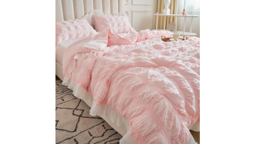 Soft seersucker Home Textile comforter BedCover Set