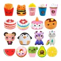 Jumbo Kawaii Popcorn Fries Panda Squishy Cake Deer Milk Squeeze Toys Slow Rising Cream Scented Antistress Child Kid Baby Toys