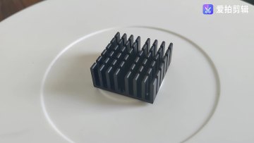 Custom Small Aluminum Heatsink Anodized Aluminium Cooling Heat Sink Profile With Square Fan1