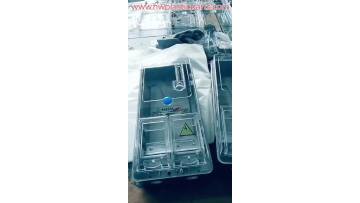 Injection-molded electrical meter box