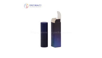 paper box with lipstick tube