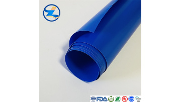Soft blue customizable PVC sheet 