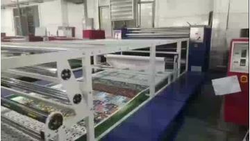Roll-cloth heat transfer machine