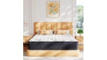 12 Inch Pocket Spring Mattress king Size Foam with Knitted Fabrics Hybrid Mattress Comfortable Sleeping From Enro Furniture1
