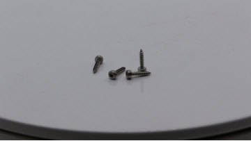GB70.1 ST1.6*7 SUS304 White washed cylindrical head hexagon socket tapping screws