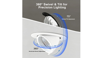 Commercial Gimbal Recessed LED Downlight Model SL-CL30A
