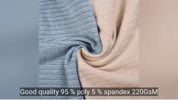 Good Quality 95% Poly 5%Spandex 220GSM DTY Cationic Interlock Two Sides Brushed Fabric for Men's Underwear1