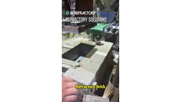 Refractory brick production
