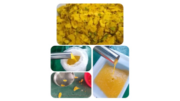 mango washing and juicing production line