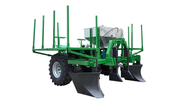 Cassava ridging planter