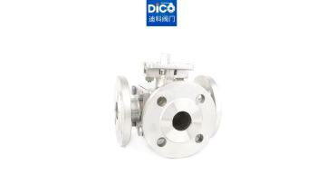 3 way flange ball valve