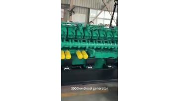 JJJ 3000kw diesel generator