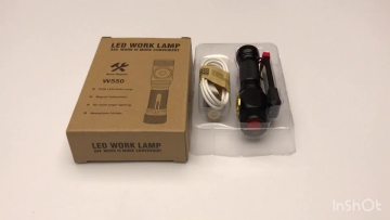 Wason Multifunctional innovative XM-L T6+COB rechargeable free rotation led work lamp emergency security magnetic work light1