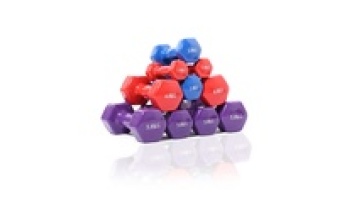 Home use gym fitness weight Hex equipment rubber 1kg 10kg man woman colorful dumbbell1