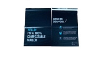Custom biodegradable compostable mailer packaging bags compostable plastic packaging mailer bag1