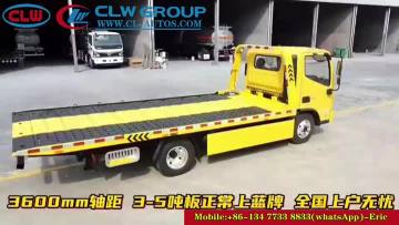 Foton Flatbed Rollback Tow Trucks Demonstration