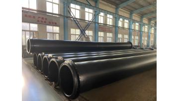UHMWPE pipe awaiting delivery site