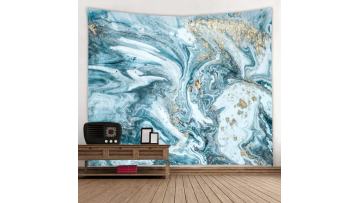 Short plush decorative tapestry
