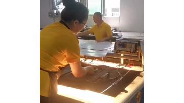 Solar folding bag semi-finished power test