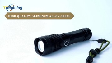 2000 lumens super bright led flashlights 3km Aluminium Alloy Waterproof Zoomable self defensive flashlight1