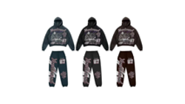 Custom graphic pattern vintage acid wash tight leg sweat pants and hoodie 2 piece set tracksuit sweat track suit men1