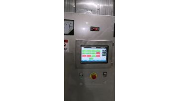 Spiral freezer for shrimp feeding