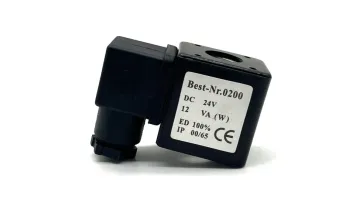 Best-Nr.0200 Solenoid Valve Coil 0200 12VDC 24VDC 24VAC 110VAC 220VAC 12VA 15VA 12W 15W 100% ED IP651