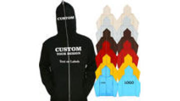 Custom French Terry Hoodie with 3D Logo Puff Print1