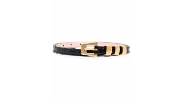 Sleek Sophistication Genuine Leather Ladies' Waist