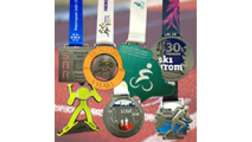 TOPWELL Manufacturer Custom Design You Own Marathon Running Sport 3d metal medal Zinc Alloy Medal with Ribbon1