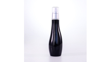 Special shape black handmade bottle