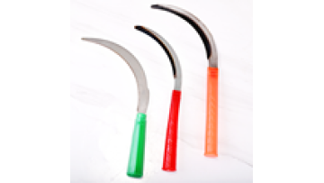 Agricultural mowing tools plastic handle scythe oil palm sickle grass sickle for sale1