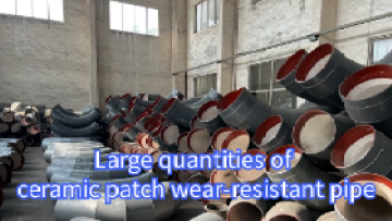 Large quantities of ceramic patch wear-resistant p