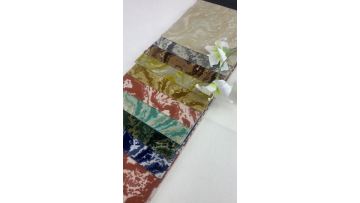 Premium Marble Cut Pile Velvet Upholstery Fabric