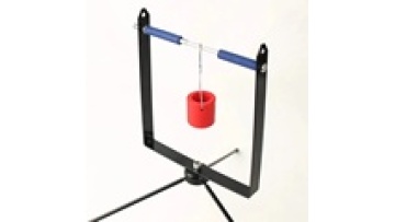 Red Silicone Slingshot Target: Bell Bull's Eye Outdoor Practice Target1