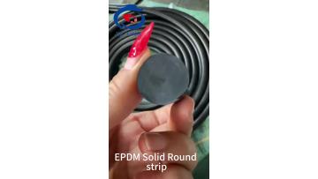 EPDM solid round strip