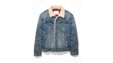 Custom Vintage Winter Fleece Jean Jacket for Men High Quality Warm Jackets1