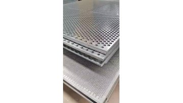 1/8   3/16 Galvanized Round Hole Perforated Metal Sheet Perforated Steel Plate1