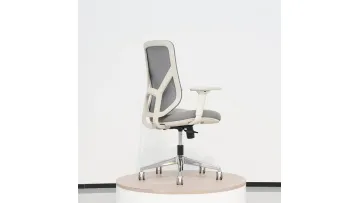 Heavy Duty High Back Home Designer Medical Clerk Office Chair Wholesale China Grey Frame MID Back Mesh Fabric Chair Office Manager Furniture1