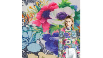 Organic Recycled Polyester Viscose Woven Dyed Printed Cotton Fabric for Dress1