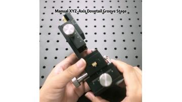 Manual XYZ-Axis Dovetail Groove Stage