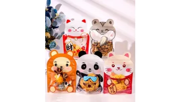 Wholesale Custom Design Resealable Zipper Die Cut Packs Special Shaped Child Proof Stand-up Candy Bag1