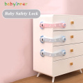 Babyinner 4pcs Baby Security Lock Multifunctional Cabinet Refrigerator Wardrobe Locks Strap Kids Security Protector