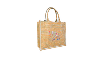 B240221 Nylon Elephant Tote Bag