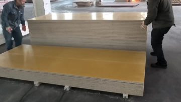 Yellow fire-resistant magnesium oxide flooring