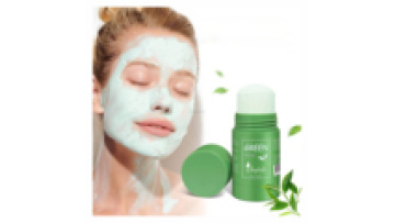 Organic Green Tea Solid Musk Clay Mask Stick for Skin Repair and Acne Removal1