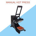 Thermal transfer equipment manual heat press machine small flat drilling rig printed t-shirt hot stamping machine