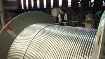 Seamless pure calcium cored wire