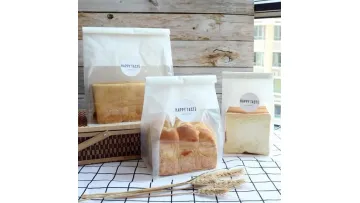 Kraft Paper Packaging Storage Tin-Tie Bag with Clear Window for Bakery1